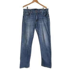 Lucky Brand Men's 221 Original Straight Fit Denim Jeans Stretch Size 36 Blue